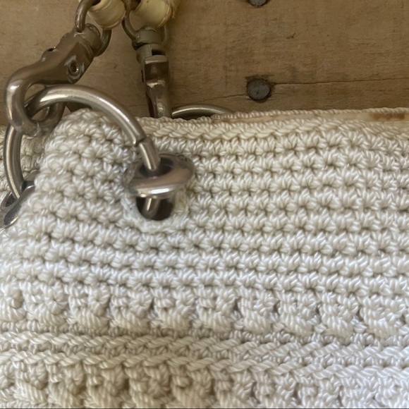 The Sak Crochet Handbag with Pink Flower Key Fob​ - Picture 5 of 10